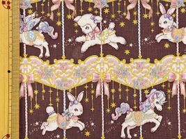 シーチングプリント un/no「メリー・ファンタジー」_拡大イメージ