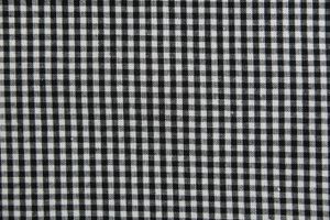 ■お取り寄せ商品■綿麻ダンガリーチェックモノクロ