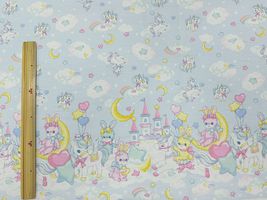 オックスプリント クラシカルモダン2024 夢うさぎブルー