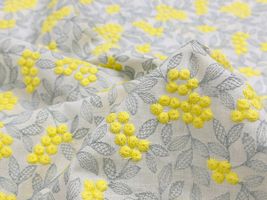 Exclusive Collection 特別な木の実刺しゅうのコットンローンレース_拡大イメージ