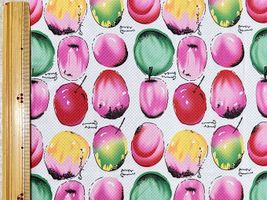 水彩調りんごのクールクロスニットレッド系