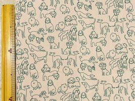 ゆるくてかわいい犬たちのクールクロスニット_拡大イメージ