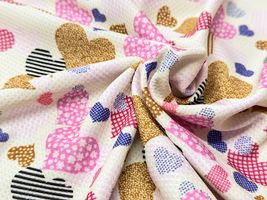 いろいろなハートのクールクロスニット_拡大イメージ