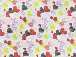 いろいろなハートのクールクロスニット_拡大イメージ