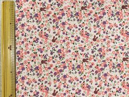 お花とうさぎのクールクロスニット_拡大イメージ