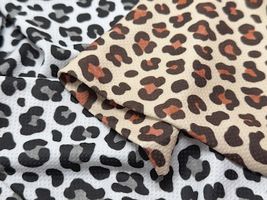 かわいいヒョウ柄レオパードクールクロスニット_拡大イメージ