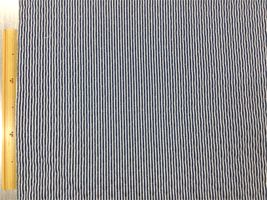 デニム調ストライププリントキルティングネイビー