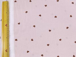 スケアープリント「プチハート・リバイバル」くすみピンク