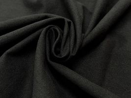 【現品限り特価】西脇産綿麻キャンバス無地ブラック