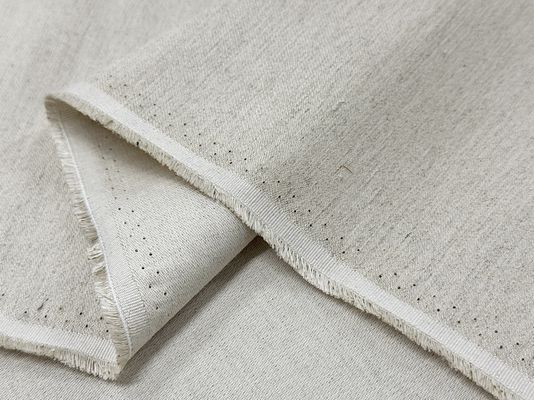 【現品限り特価】148cm幅の国産綿麻バックサテン無地