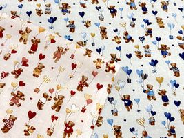 シーチングプリント un/no「ハートフル・ギフト」_拡大イメージ