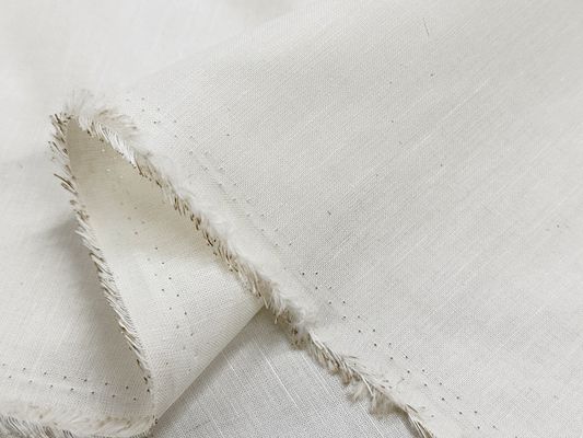 【現品限り特価】オーガニックコットン使用国産綿麻無地