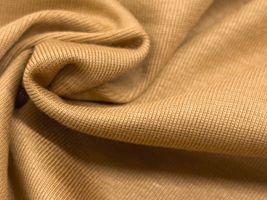 【現品限り特価】リヨセル混フライスニット無地ライトブラウン