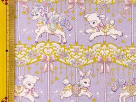 シーチングプリント un/no「メリー・ファンタジー」_拡大イメージ