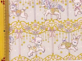 シーチングプリント un/no「メリー・ファンタジー」_拡大イメージ