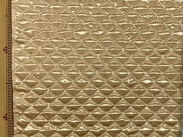 お買い得サテンキルティング無地ゴールド