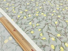 コットンこばやし 檸檬のブロードプリントグリーン