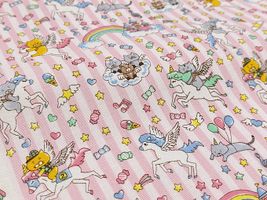 コットンこばやし ゆめかわ猫さんのコットンキャンバスプリントピンク