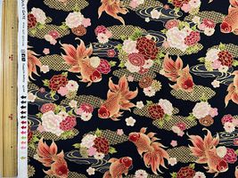 「百華繚蘭」金魚と牡丹_拡大イメージ