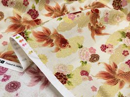 「百華繚蘭」金魚と牡丹_拡大イメージ