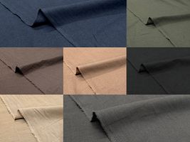 復刻・北欧調カラーのハーフリネンキャンバス無地_拡大イメージ