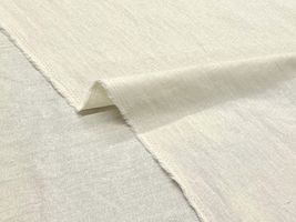 復刻・北欧調カラーのハーフリネンキャンバス無地ミルク