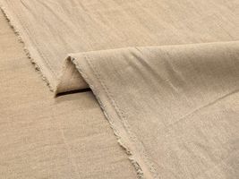 復刻・北欧調カラーのハーフリネンキャンバス無地グレージュ