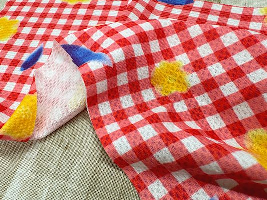 「レトロチックフラワー」のクールクロスニット
