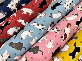 すやすや眠る猫さんのオックスプリント_拡大イメージ