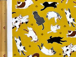 すやすや眠る猫さんのオックスプリント_拡大イメージ