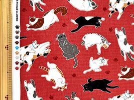 すやすや眠る猫さんのオックスプリント_拡大イメージ
