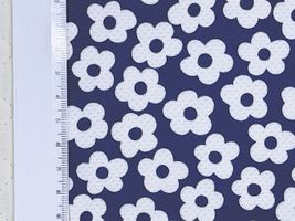 ラブリーフラワーのクールクロスニットネイビー