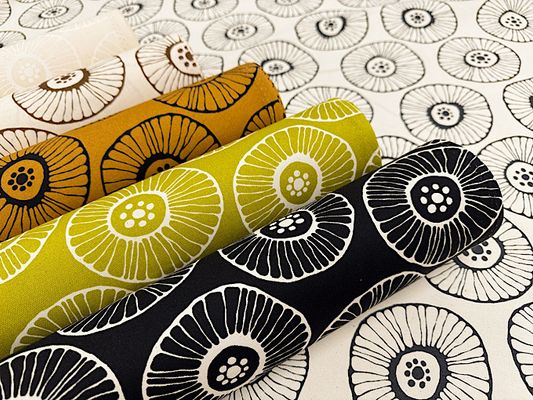 北欧調オックスプリント「まるまるフラワー」