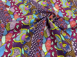 「ストライプ」アフリカン調プリント_拡大イメージ