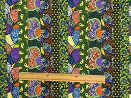 「ストライプ」アフリカン調プリント_拡大イメージ