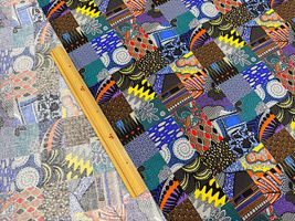 「パッチワーク」アフリカン調プリント_拡大イメージ