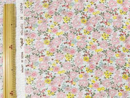 コットンこばやしリップルプリント「いっぱいのお花たち」_拡大イメージ