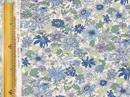 コットンこばやしリップルプリント「ブルーミング」_拡大イメージ