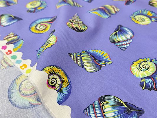 USAコットンシーチングプリント「Shell」