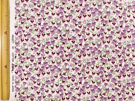 コットンこばやし ブロードプリント「ビオラ・ガーデン」_拡大イメージ