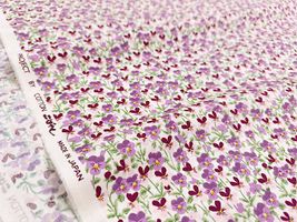 コットンこばやし ブロードプリント「ビオラ・ガーデン」_拡大イメージ