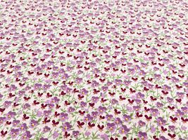 コットンこばやし ブロードプリント「ビオラ・ガーデン」_拡大イメージ