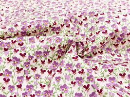 コットンこばやし ブロードプリント「ビオラ・ガーデン」_拡大イメージ