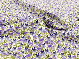 コットンこばやし ブロードプリント「ビオラ・ガーデン」_拡大イメージ