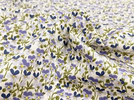 コットンこばやし ブロードプリント「ビオラ・ガーデン」_拡大イメージ