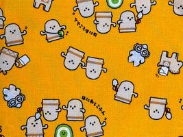 リトルミステリーシーチングプリント「はにわとこふん」_拡大イメージ