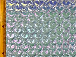 キルティング調ハートピンソニックオーロラブルー