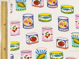 かわいい缶詰のオックスプリント_拡大イメージ