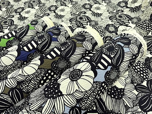 コットンこばやしリップルプリント「アートフラワー」