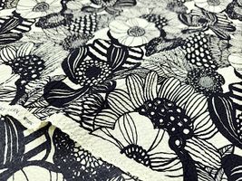 コットンこばやしリップルプリント「アートフラワー」_拡大イメージ